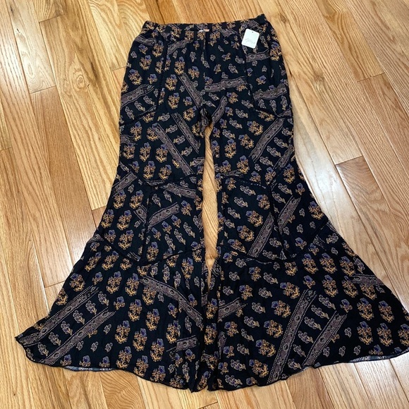 Free People Boho Fiji Feelings Flare Pants - Picture 2 of 7